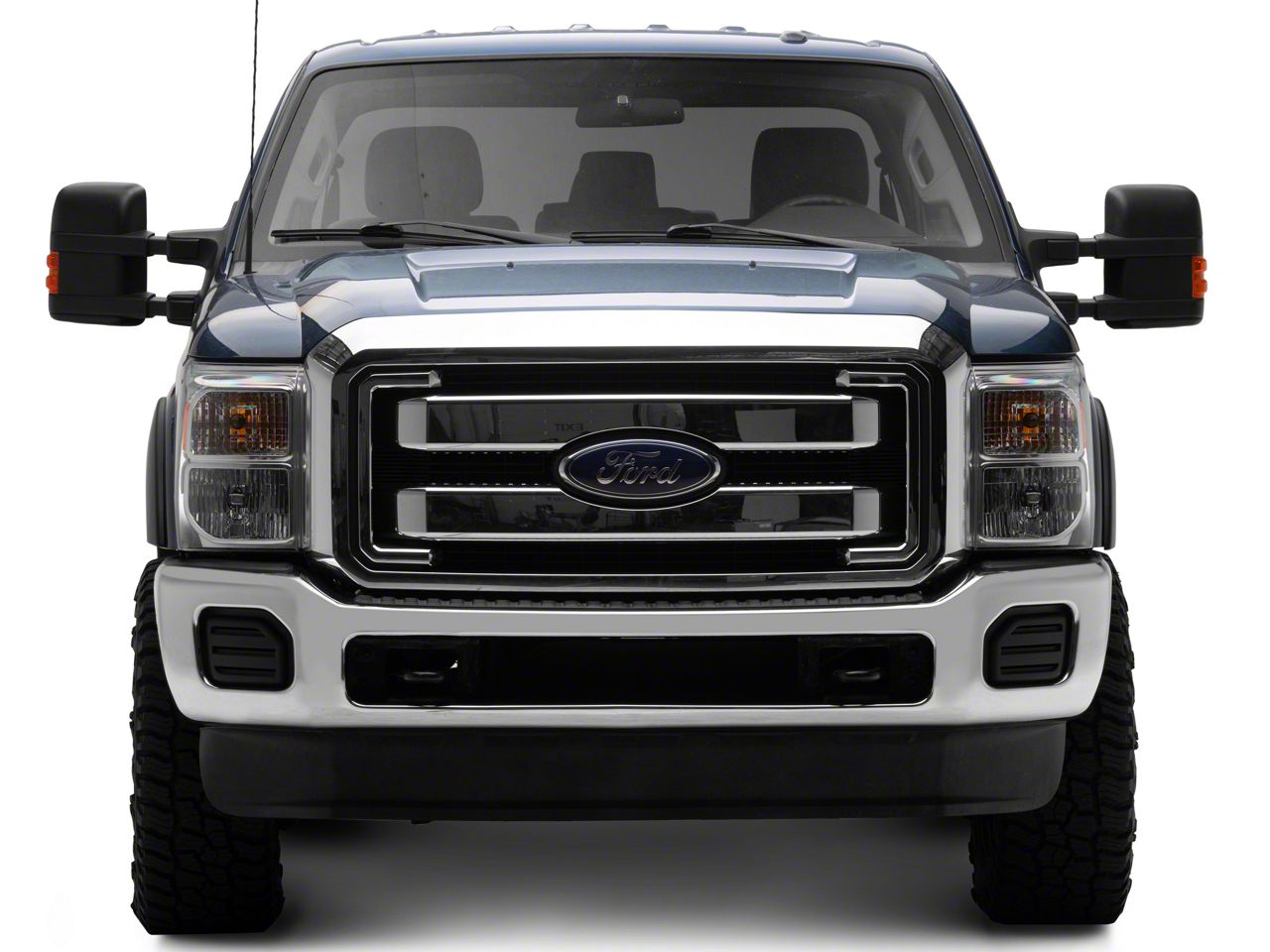 Textured Black 08-10 Ford F250 F350 Super Duty Extended Style Fender Flares Set