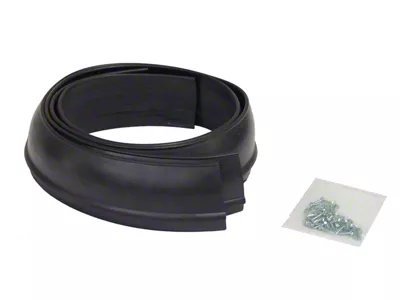 Flexy Flare Standard Duty Rubber Fender Extensions; 2.50-Inch x 58-Inch (Universal; Some Adaptation May Be Required)