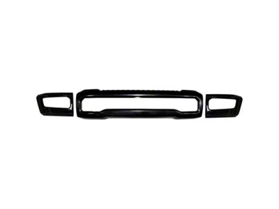 Front Bumper Cover; Matte Black (23-25 F-350 Super Duty)