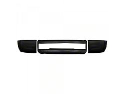 Front Bumper Cover without Fog Light Openings; Matte Black (17-19 F-350 Super Duty)