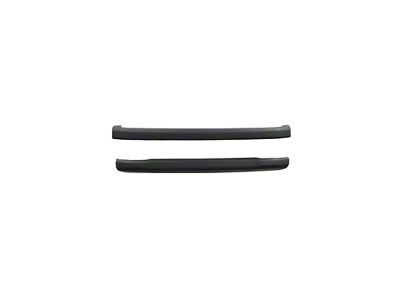 Front Bumper Cover without Fog Light Openings; Matte Black (20-22 F-350 Super Duty)