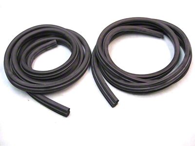 Front Door Seal on Body Kit (99-10 F-350 Super Duty Regular Cab, SuperCrew)