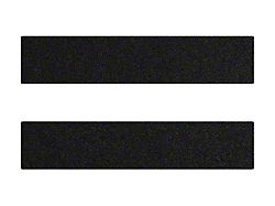 Front Door Sills Accent Trim; Black (11-16 F-350 Super Duty)