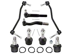 Front Upper and Lower Ball Joints with Sway Bar End Links and Tie Rod Ends (99-04 4WD F-350 Super Duty)