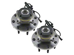 Front Wheel Bearing and Hub Assembly Set (99-01 4WD F-350 Super Duty w/ 4-Wheel ABS; 02-04 4WD F-350 Super Duty)