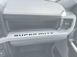 Glovebox Letter Inserts; Forged Carbon Fiber (23-25 F-350 Super Duty)