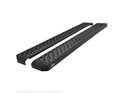 Westin Grate Steps Running Boards; Textured Black (17-25 F-350 Super Duty Regular Cab)