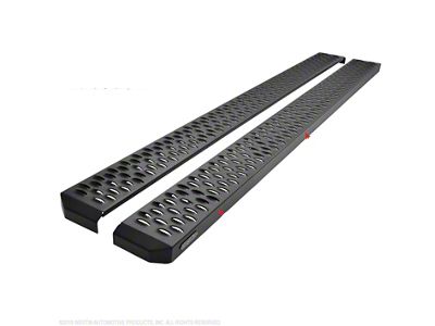 Westin Grate Steps Running Boards; Textured Black (17-24 F-350 Super Duty SuperCab)