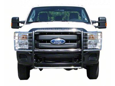Grille Guard; Stainless Steel (11-16 F-350 Super Duty)