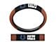 Grip Steering Wheel Cover with Indianapolis Colts Logo; Tan and Black (Universal; Some Adaptation May Be Required)