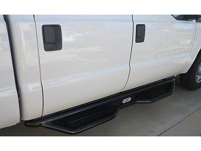 HD Side Step Bars; Semi-Gloss Black (11-16 F-350 Super Duty SuperCrew)