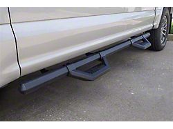 Hex Cast Series Side Step Bars without Mounting Brackets; Textured Black (11-23 F-350 Super Duty SuperCab)