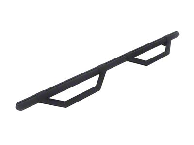 Hex Series Side Step Bars without Mounting Brackets; Textured Black (99-25 F-350 Super Duty SuperCrew)