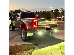 Hitch Bar Reverse 7-Inch LED Flood Lighting Heavy Duty Bolt-On Blacked Out Kit (11-16 F-350 Super Duty)