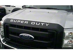Hood Insert Letters; Chrome Mirror (11-16 F-350 Super Duty)
