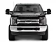 Hood Letter Inserts; Stainless Steel (17-22 F-350 Super Duty)