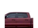 In-Channel Rain Guards; Front and Rear; Smoke (99-16 F-350 Super Duty SuperCrew)