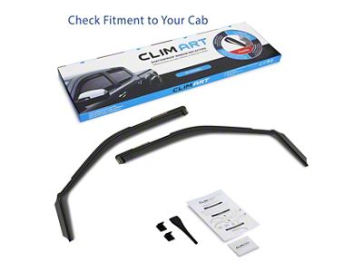 in-Channel Window Deflectors (17-25 F-350 Super Duty Regular Cab)