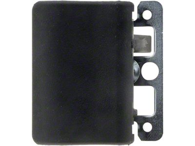 Interior Door Handle; Front Left; Textured Black; Plastic (11-16 F-350 Super Duty SuperCrew)