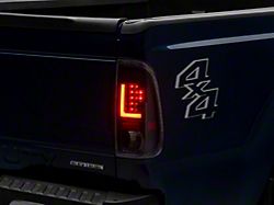 L-Bar LED Tail Lights; Black Housing; Clear Lens (11-16 F-350 Super Duty)