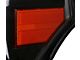 LED C-Bar Factory Style Headlights; Matte Black Housing; Clear Lens (11-16 F-350 Super Duty)