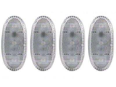 LED Dually Fender Lights; Clear (11-16 F-350 Super Duty)