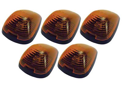 LED Hi-5 Cab Roof Light Kit; Amber (11-16 F-350 Super Duty)