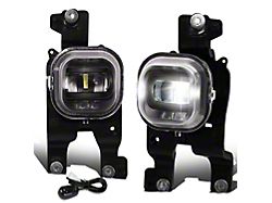 LED Projector Fog Lights with Switch; Clear (08-10 F-350 Super Duty)