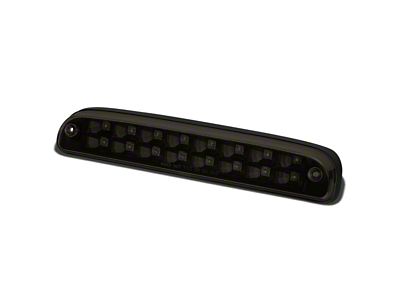 LED Third Brake Light with Cargo Light; Black Housing; Smoked Lens (99-16 F-350 Super Duty)