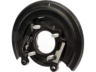 Loaded Brake Backing Plate; Driver Side (11-12 F-350 Super Duty DRW)