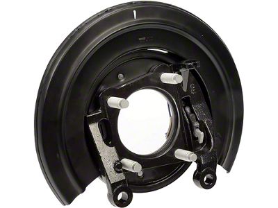 Loaded Brake Backing Plate; Passenger Side (11-12 F-350 Super Duty DRW)