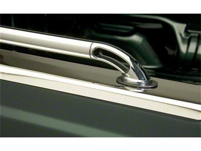 Putco Locker Side Bed Rails; Stainless Steel (11-16 F-350 Super Duty)