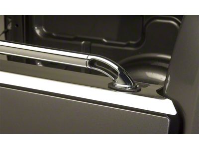 Putco Locker Side Bed Rails; Stainless Steel (17-25 F-350 Super Duty)