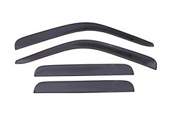 Low Profile Ventvisor Window Deflectors; Front and Rear; Dark Smoke (11-16 F-350 Super Duty SuperCrew)