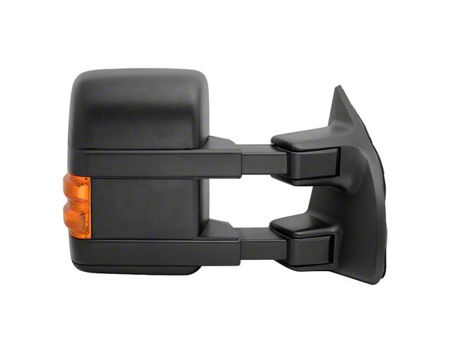 Manual Extendable Mirror with Amber LED Turn Signal; Passenger Side (11-14 F-350 Super Duty)