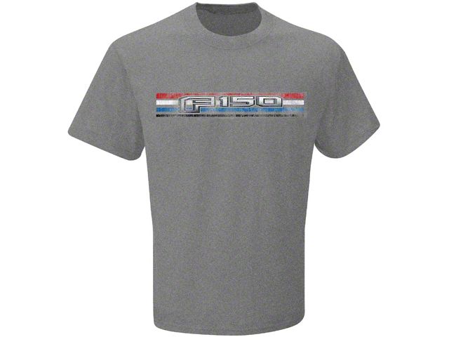 Men's American Flag Logo Background Ford T-Shirt