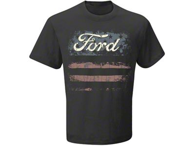 Men's Ford American Faded Flag