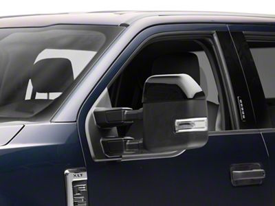Mirror Covers; Black (17-25 F-350 Super Duty)