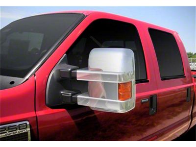 Putco Mirror Covers; Chrome (11-16 F-350 Super Duty)