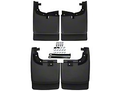 Mud Flap Splash Guards; Front and Rear (17-19 F-350 Super Duty SRW)
