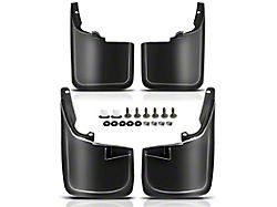 Mud Flap Splash Guards; Front and Rear (11-16 F-350 Super Duty SRW w/o OE Fender Flares)