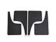 Mud Flaps; Front and Rear; Forged Carbon Fiber Vinyl (11-16 F-350 Super Duty SRW)