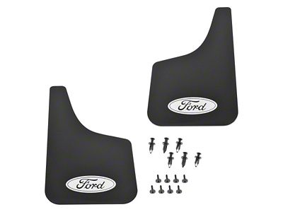 Mud Flaps; Front and Rear (11-15 F-350 Super Duty SRW)