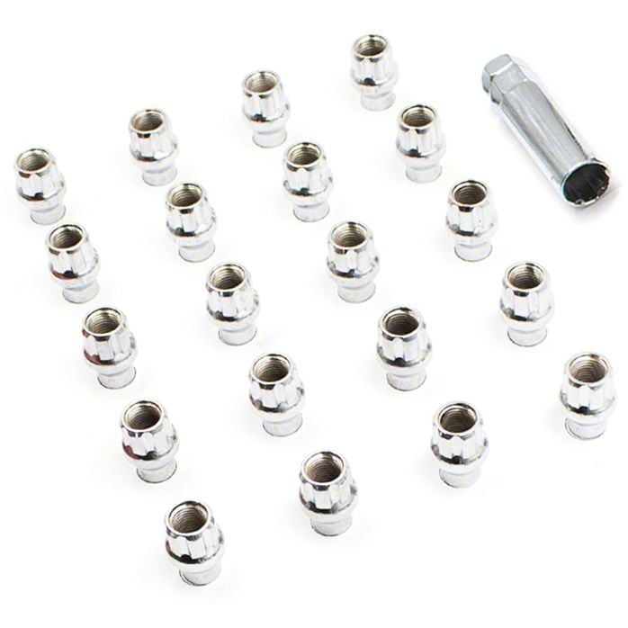 F350 Super Duty OE ET Truck Spline Lug Nut Kit; 14mm x 1.5; Set of 32