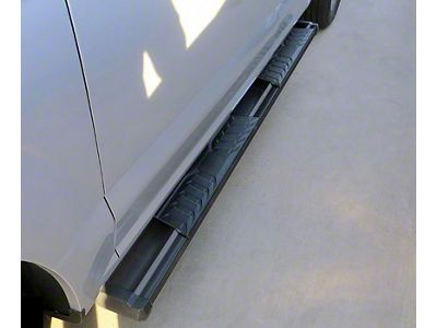 OE Style Running Boards; Black (17-24 F-350 Super Duty SuperCab)