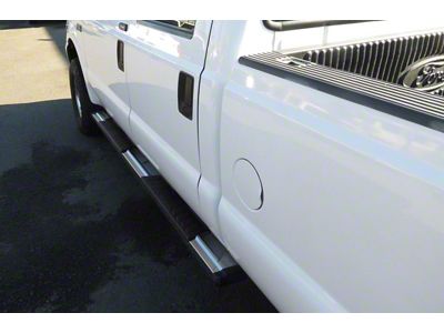 OE Style Running Boards; Polished (11-16 F-350 Super Duty SuperCrew)