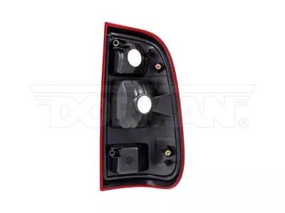 OE Style Tail Light; Chrome Housing; Red/Clear Lens; Driver Side (11-16 F-350 Super Duty)