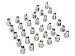 OEM Factory Style Chrome Lug Nut Kit; M14 x 1.5; Set of 32 (17-25 F-350 Super Duty)