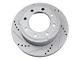 Performance Drilled and Slotted 8-Lug Rotors; Rear (13-22 F-350 Super Duty SRW)