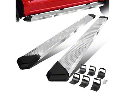 Pleated Running Boards; Stainless Steel (17-25 F-350 Super Duty SuperCrew)